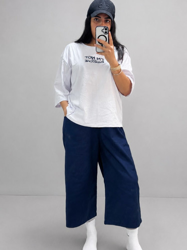 ست زنانه تیشرت و شلوار واید